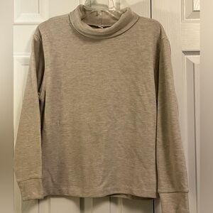 NWOT Uniqlo Women's Cowl Neck Sweater - Beige